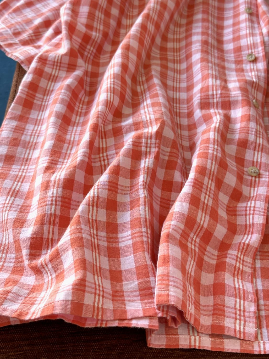 JPN made natural cotton check shirt 상품이미지9