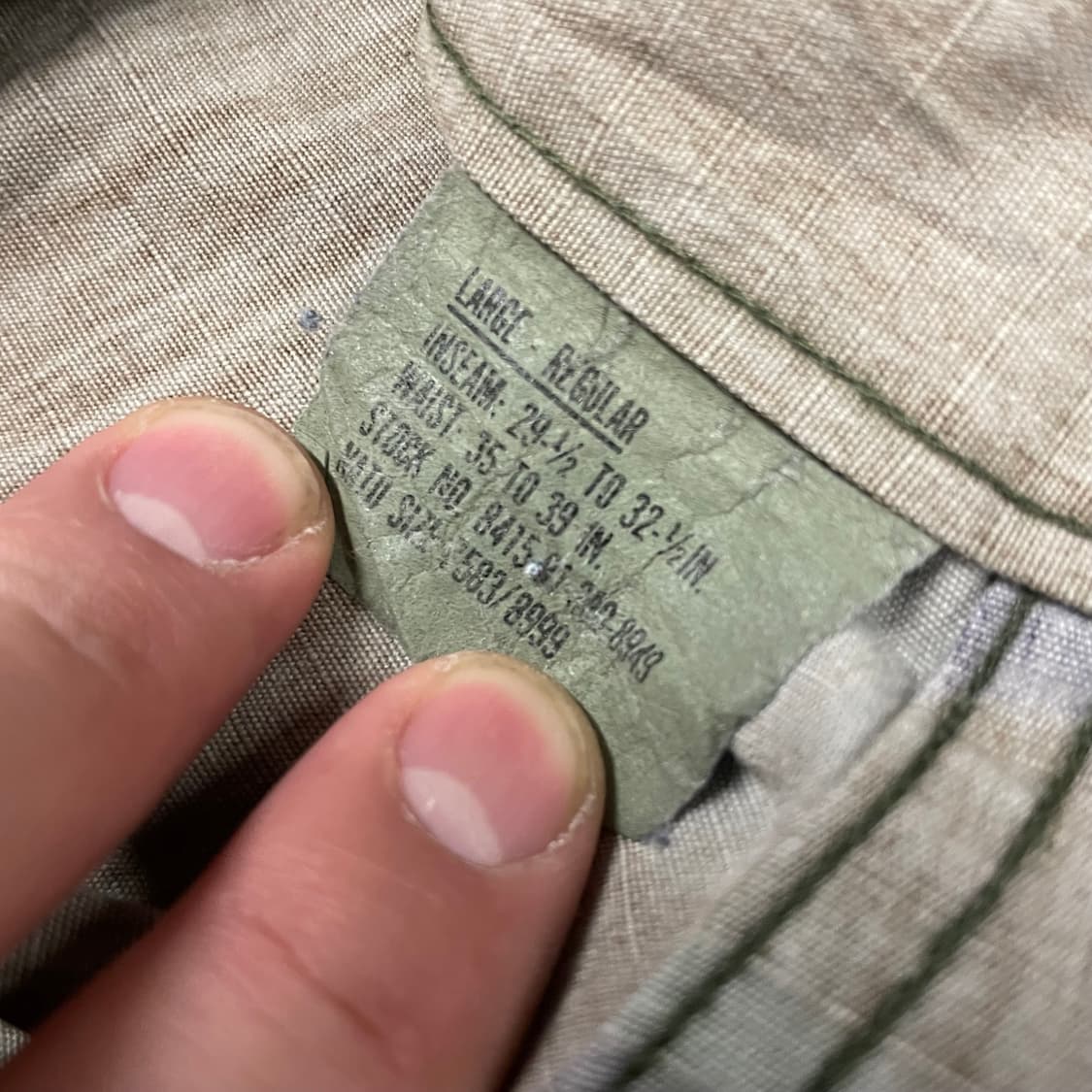 미군 우드랜드 BDU 팬츠 (L/R) 상품이미지5