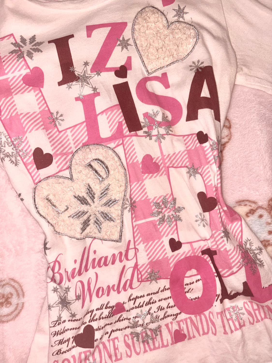 리즈리사돌 딸기초코 갸루 탑 상품이미지1