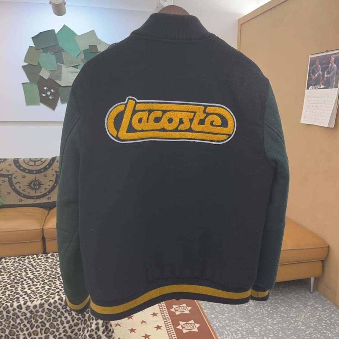 라코스테 올드스쿨 레트로 배색 바시티 자켓 M C08766 상품이미지4