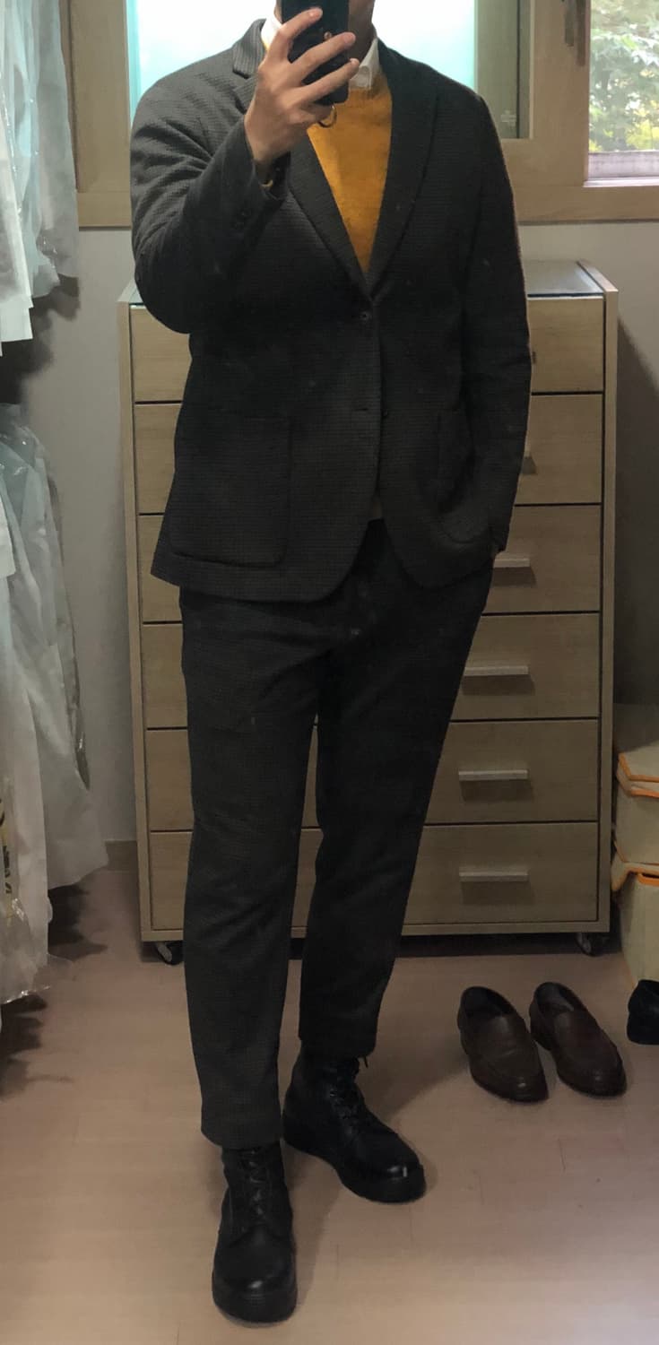 유니클로 캐쥬얼 셋업 (컴포트2B 패턴 재킷 & 팬츠) 상품이미지10