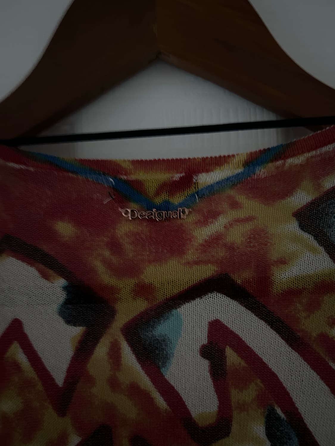 Desigual 프린지 프린트 태슬 가디건 M size 상품이미지4