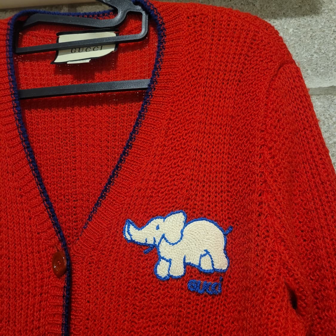 구찌 엘리펀트 모 가디건 XS 상품이미지3