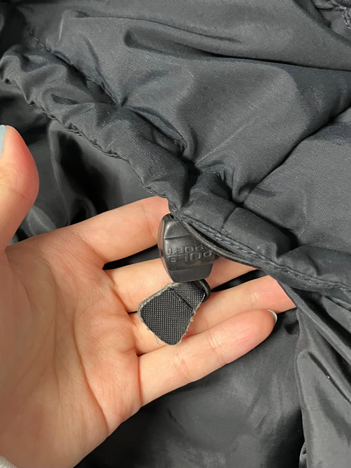 110) 폴로 랄프로렌 스포츠 빈티지 패딩 점퍼 블랙 상품이미지8