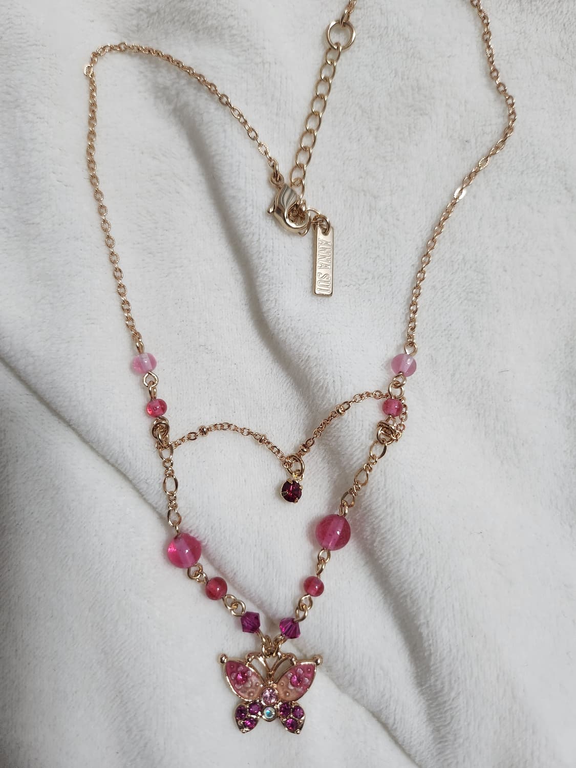 안나수이 나비 목걸입니다 상품이미지4