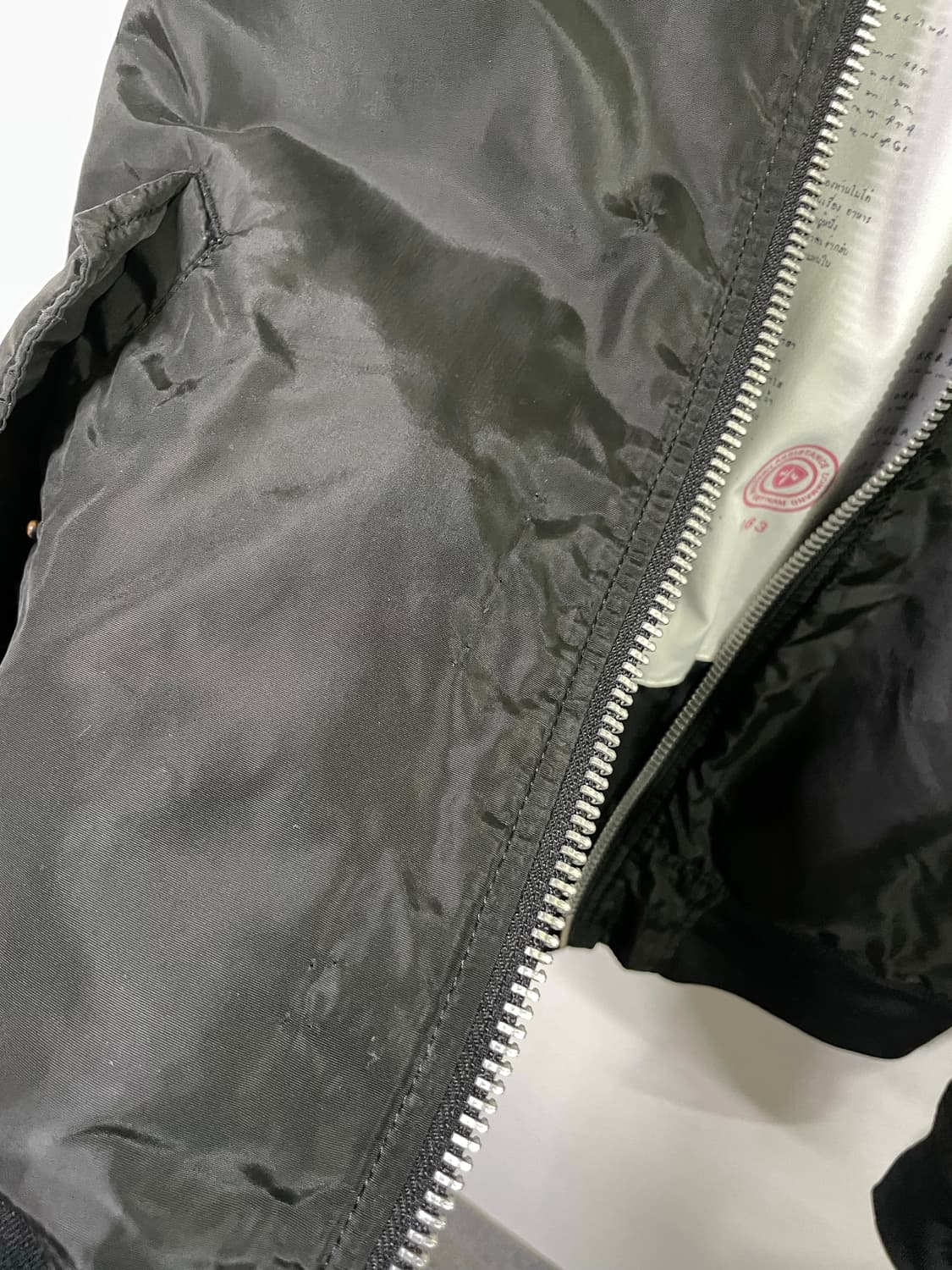 알파인더스트리 ma1 성조기 블루종 자켓 항공점퍼 항공자켓 100사이즈 상품이미지7