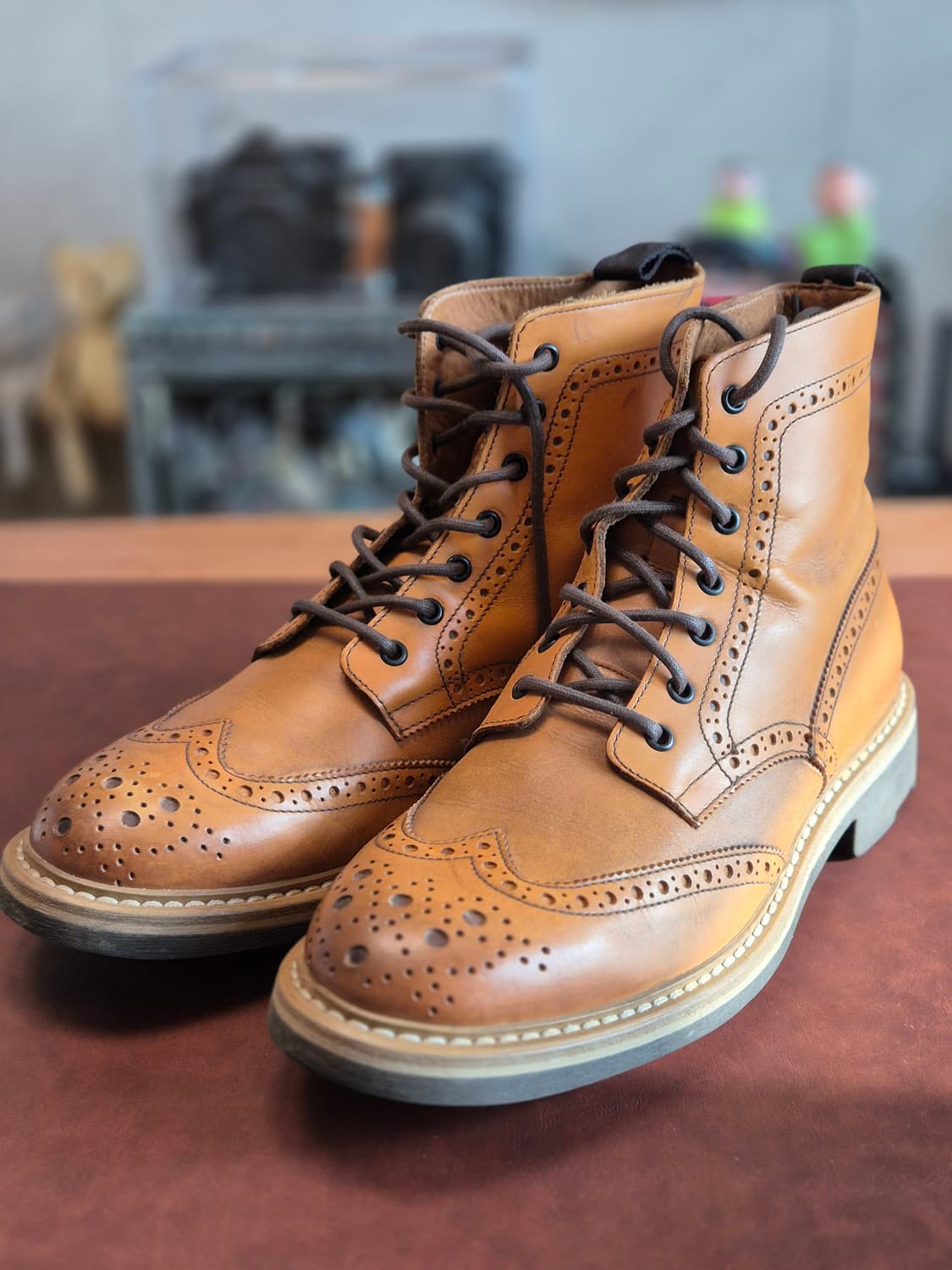 실착용1회 275-280 지안카를로 모렐리 핸드메이드 수제화  상품이미지9