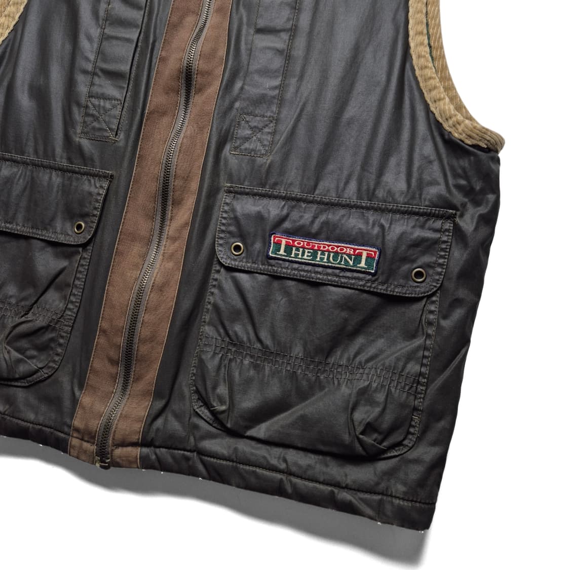 [L] VTG 헌트 코듀로이넥 집업 베스트 상품이미지4