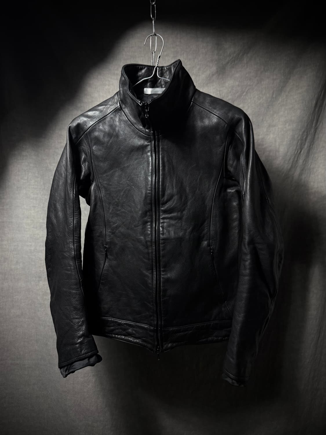 CIVILIZED High Neck Cow Leather Jacket 상품이미지4