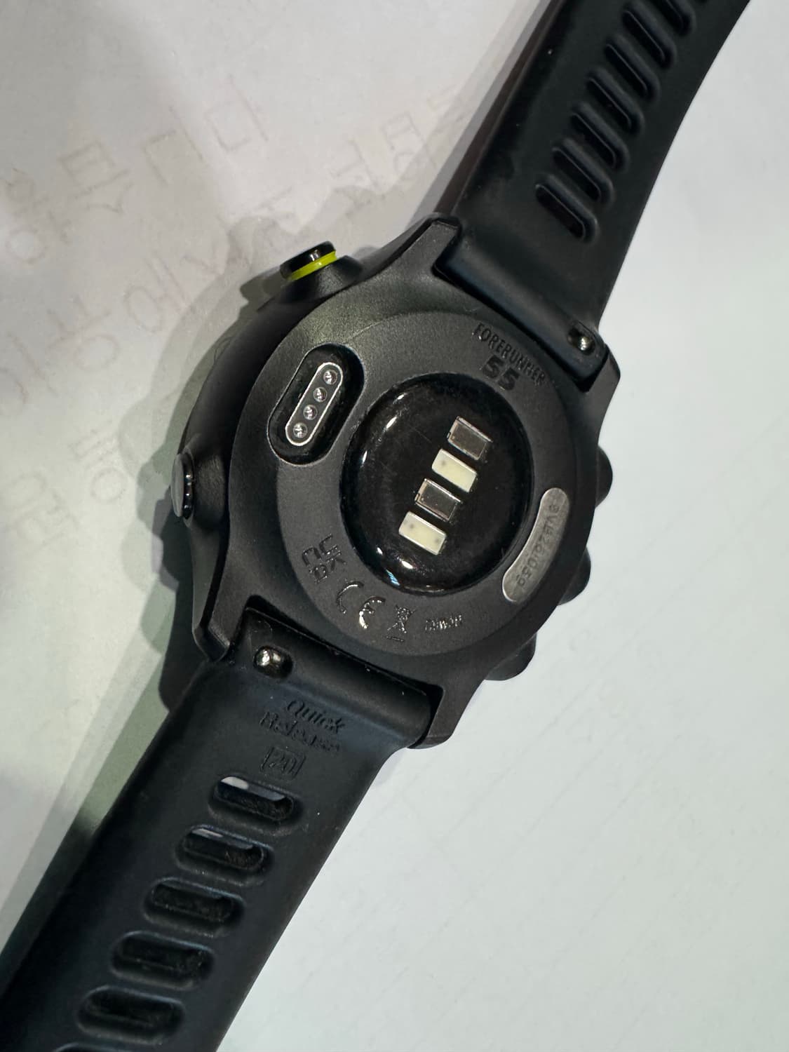 가민 포러너 55 블랙 + 20mm 퀵릴리즈 밴드 상품이미지6