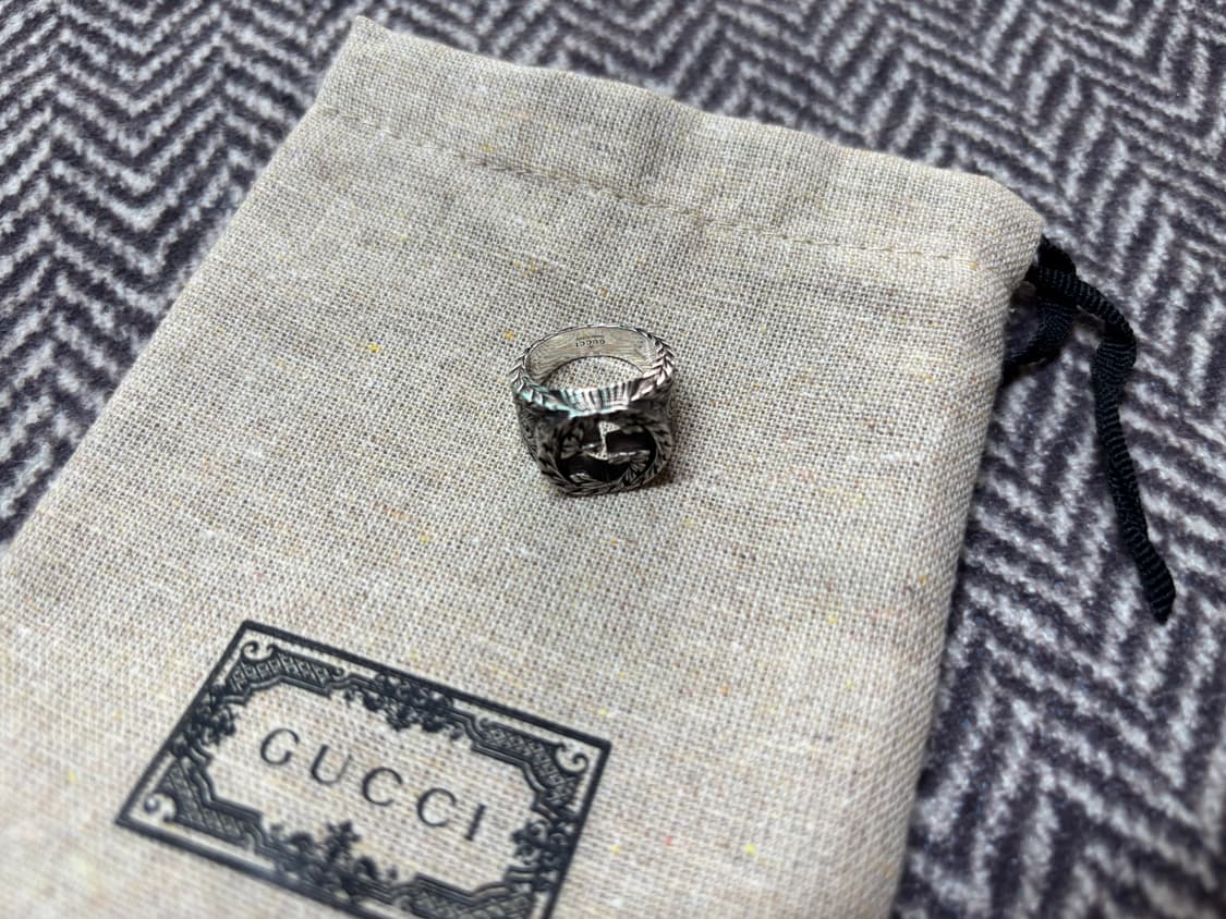 구찌 실버반지 8호 상품이미지1