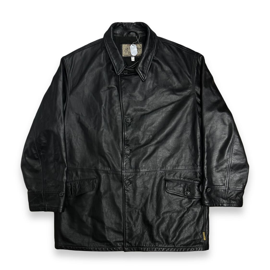 80s Armani Jeans 레더 자켓 50 상품이미지2