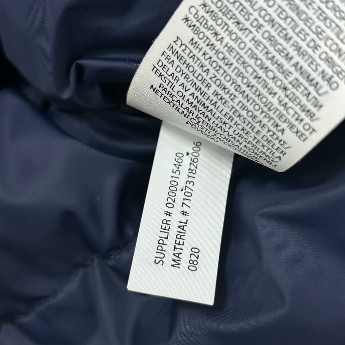 폴로 신형 네이비 푸퍼 다운 패딩(L) 상품이미지4