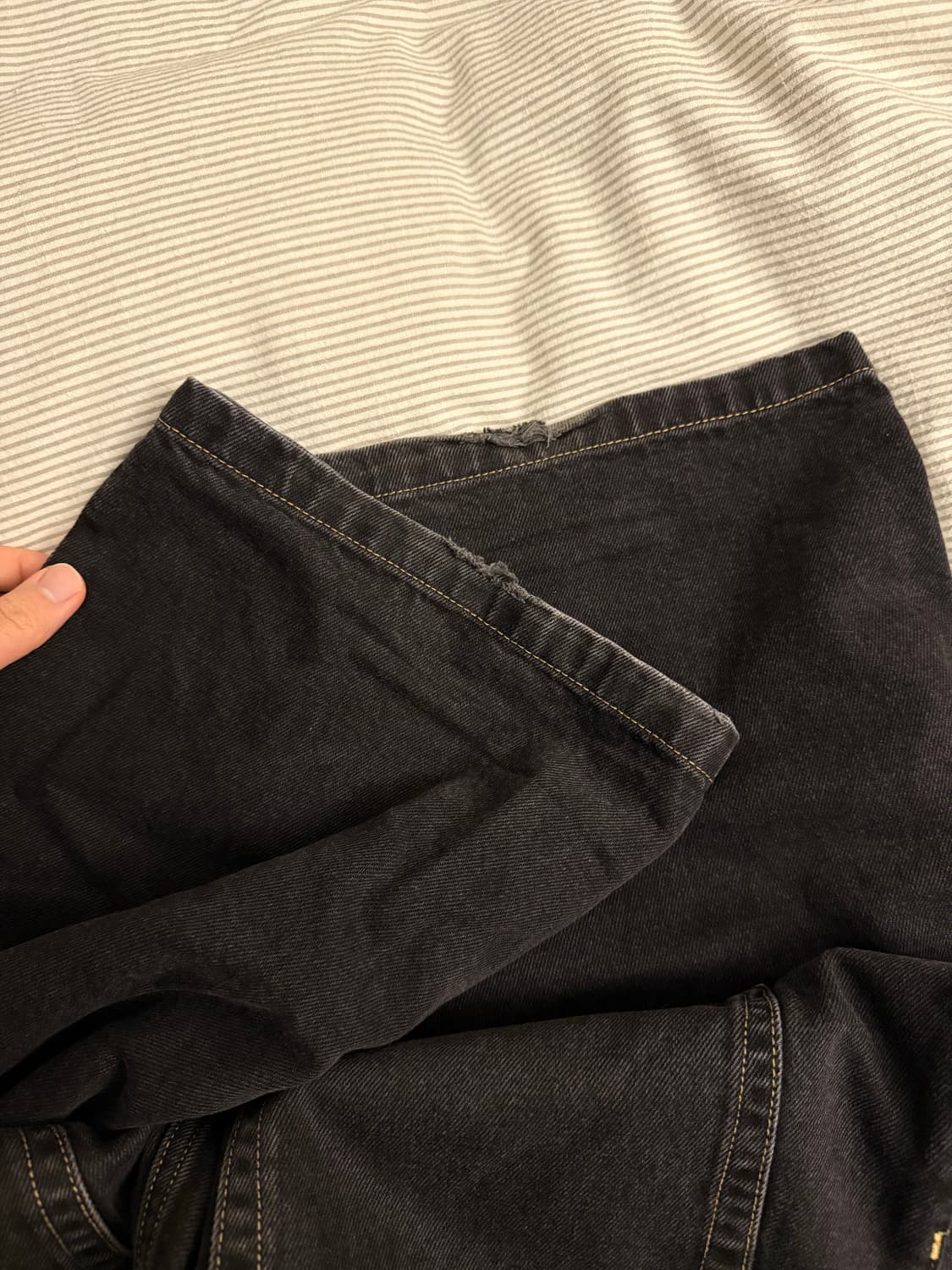 칼하트 브랜든 팬츠 블랙 스톤워시드 L 상품이미지4