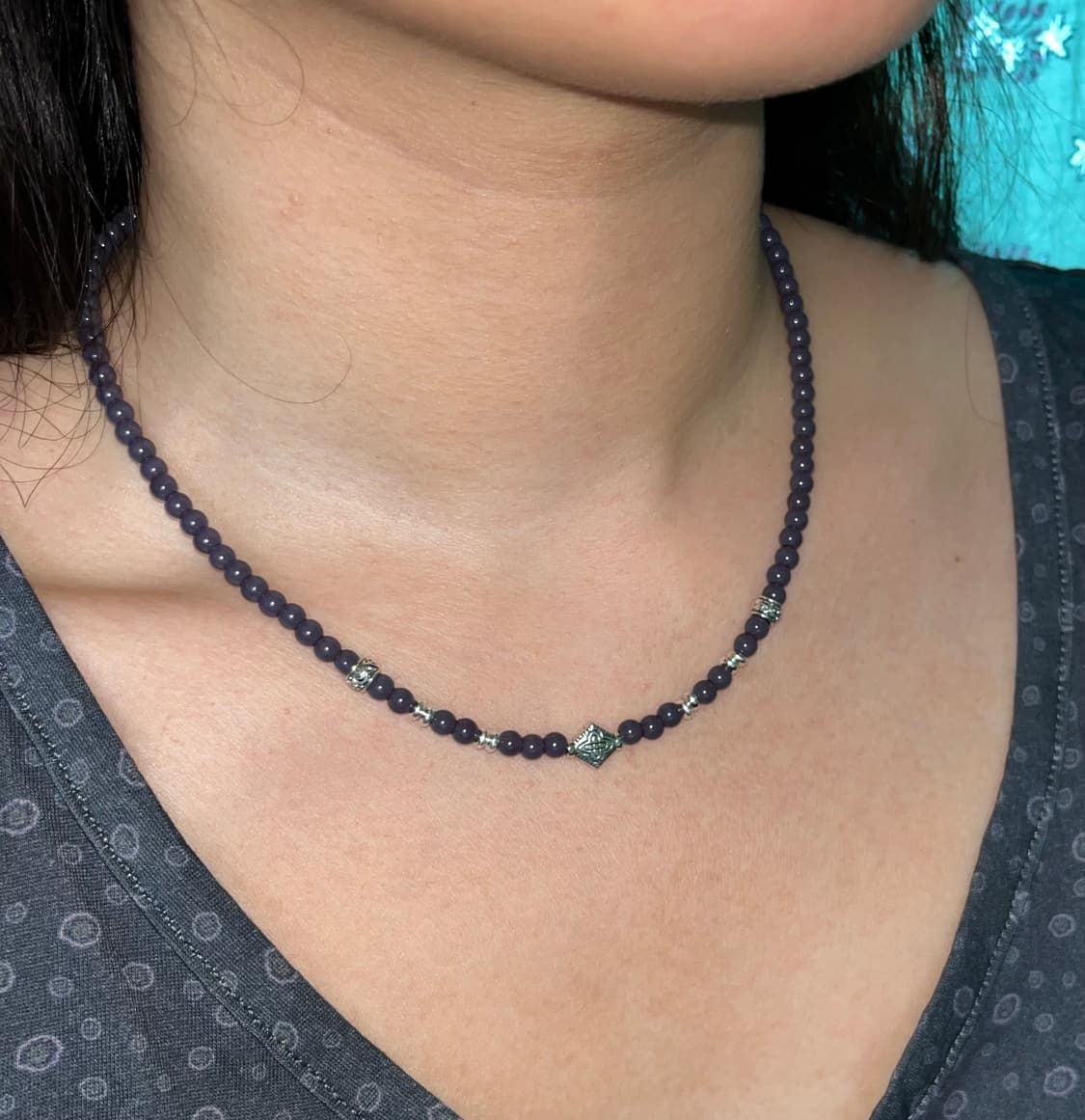 Purple 오너먼트 목걸이 상품이미지4