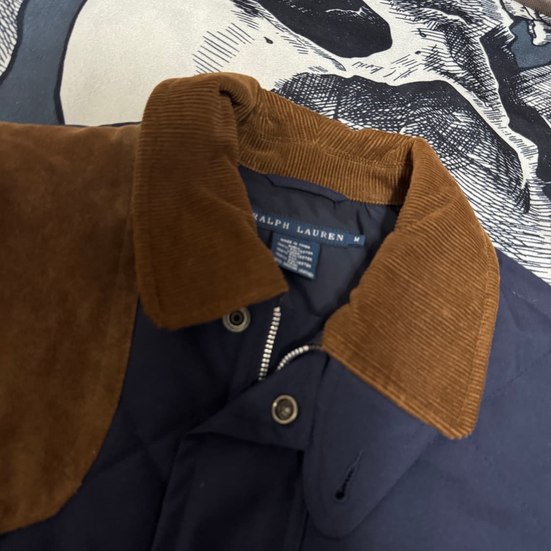 폴로랄프로렌 퀄팅 누빔 자켓 M사이즈 상품이미지3