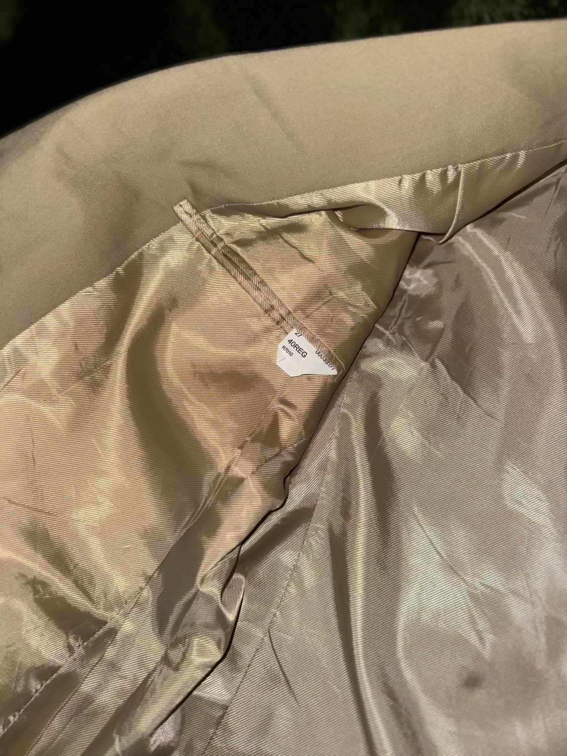 [40R] 브룩스 브라더스 346 클래식 핏 코튼 블레이저 베이지 상품이미지5