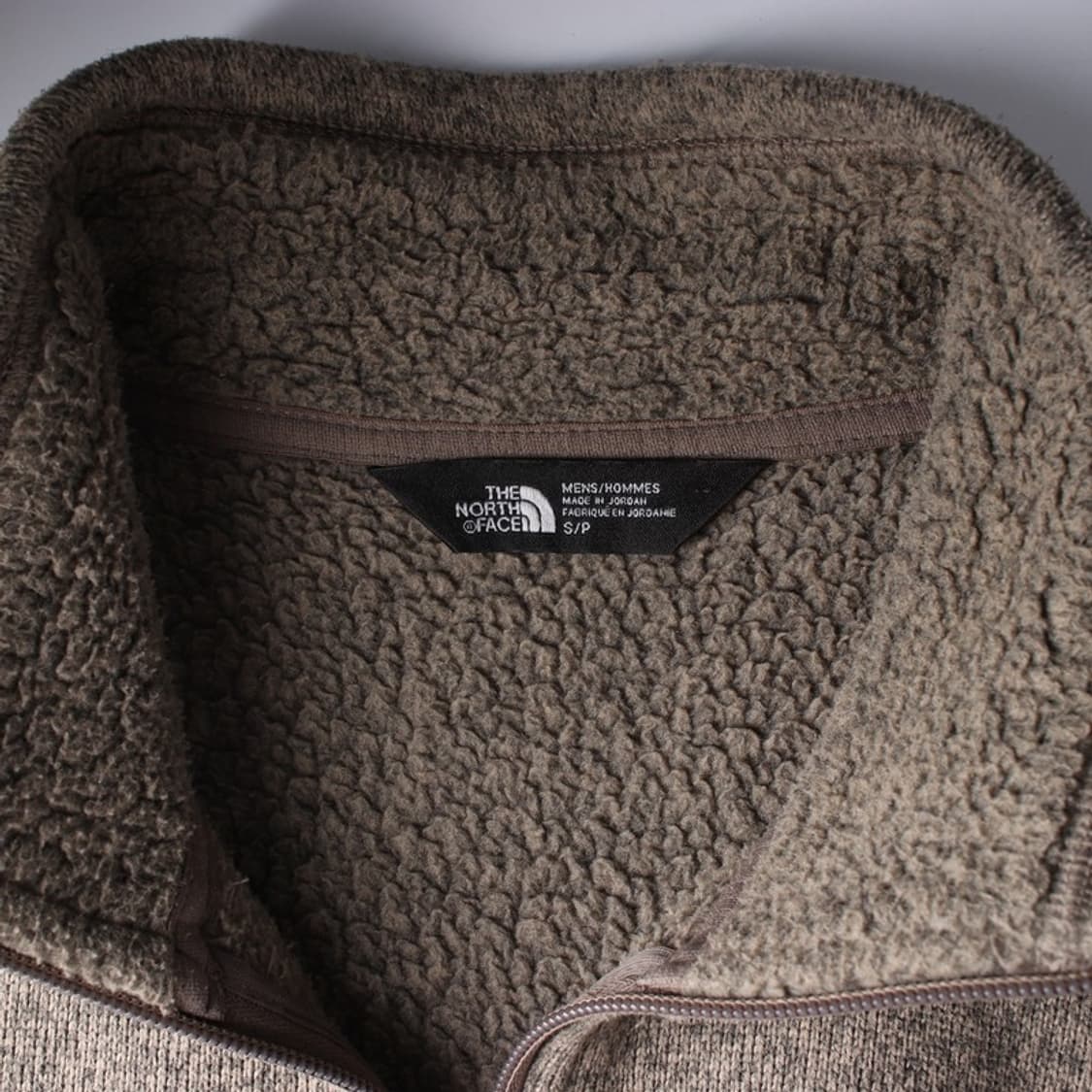 노스페이스 브라운 플리스 풀집업 자켓 S 상품이미지5
