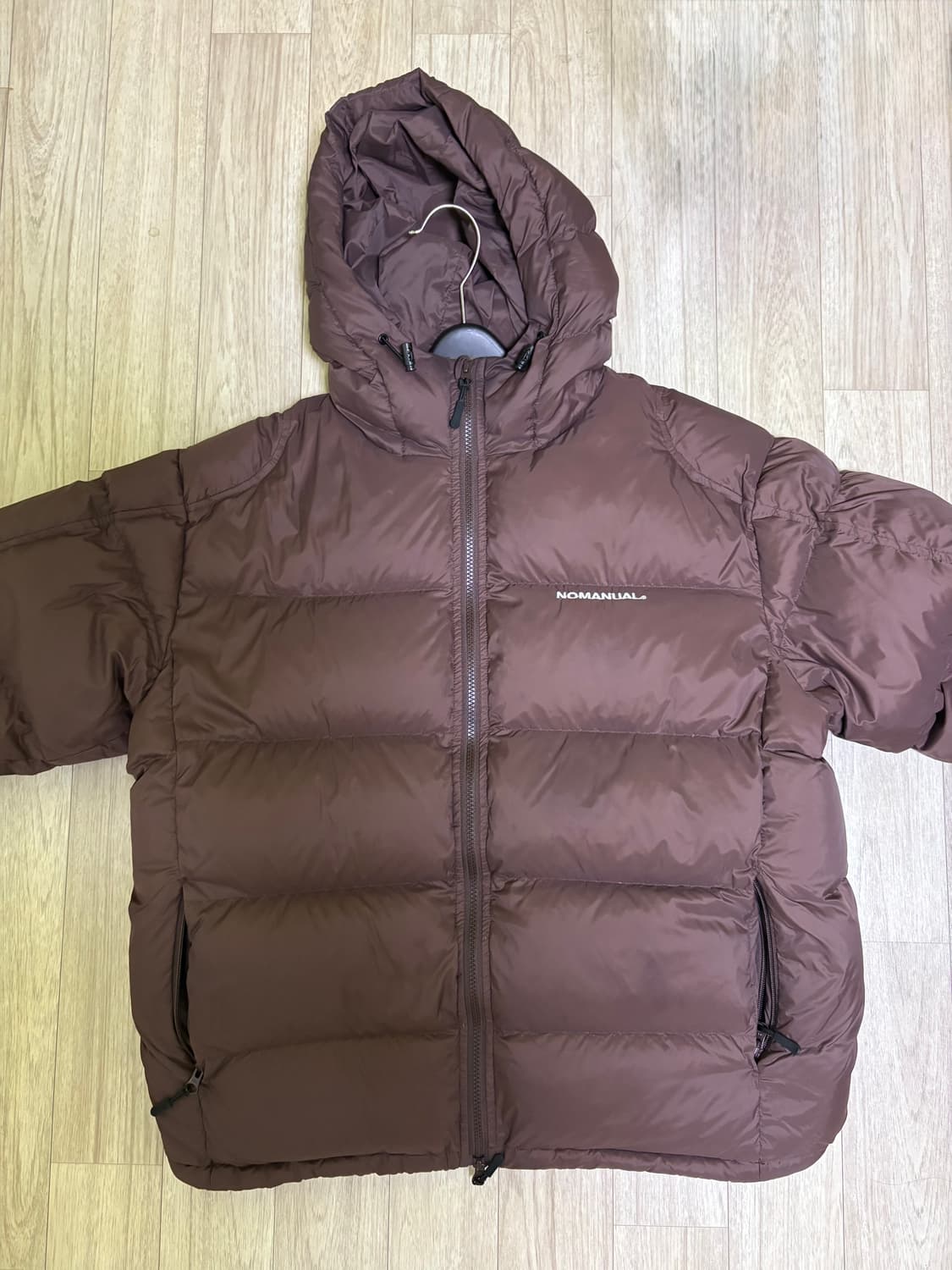 노매뉴얼 후디 덕다운 패딩 L 상품이미지1