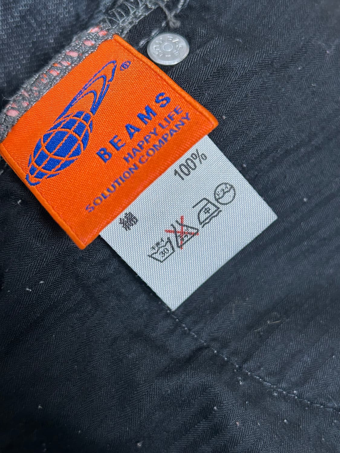 빔즈 블랙 워싱 데님팬ㅊ 상품이미지5