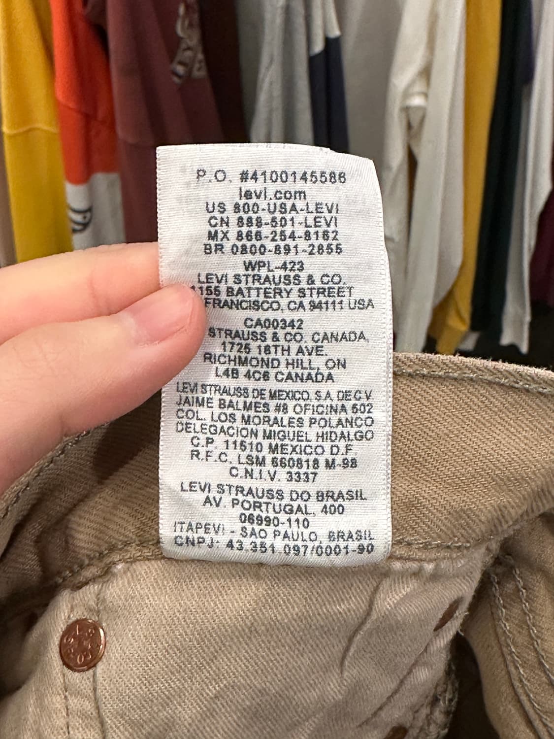 리바이스 501 W32 L30 상품이미지6