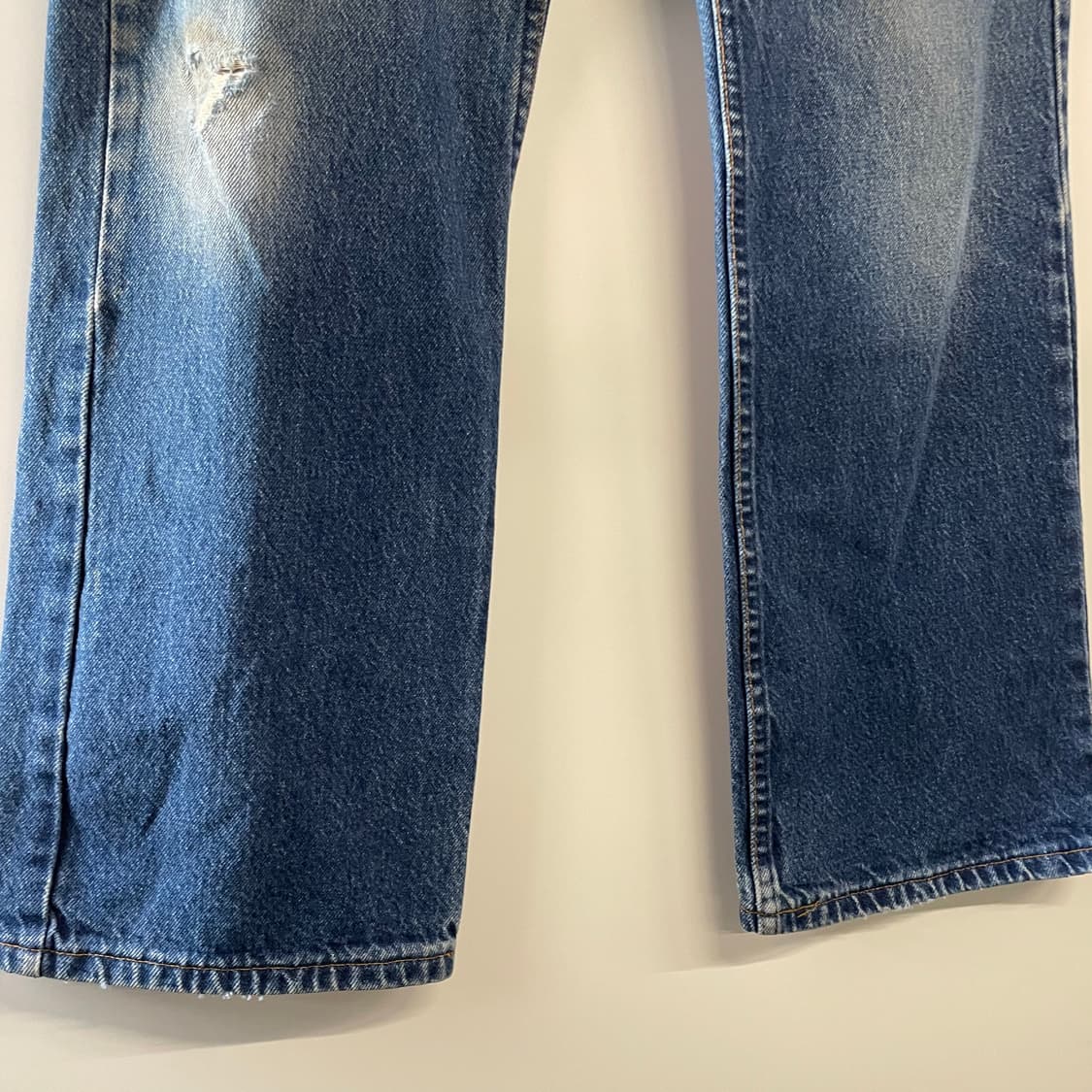 90s 리바이스 517 오렌지탭 부츠컷 데님팬츠 USA 상품이미지5