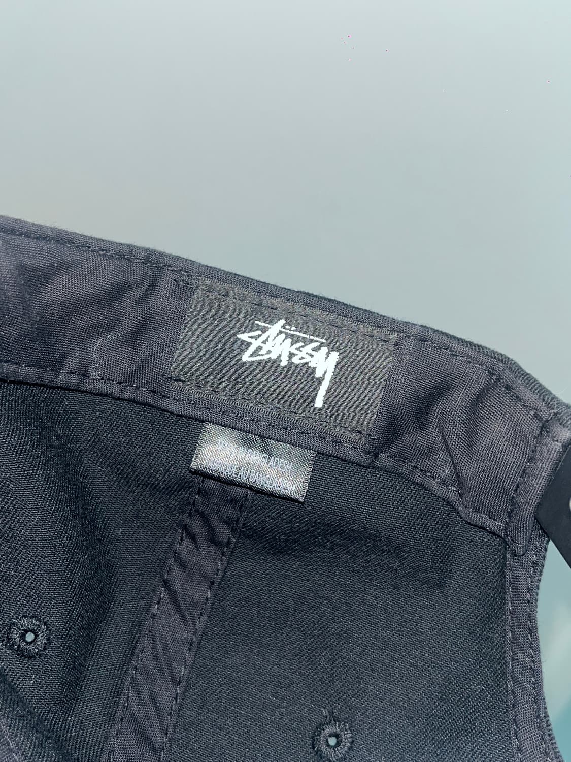 stussy 스투시 빈티지 S 로우 프로 캡 블랙 (재즈맨) 상품이미지6