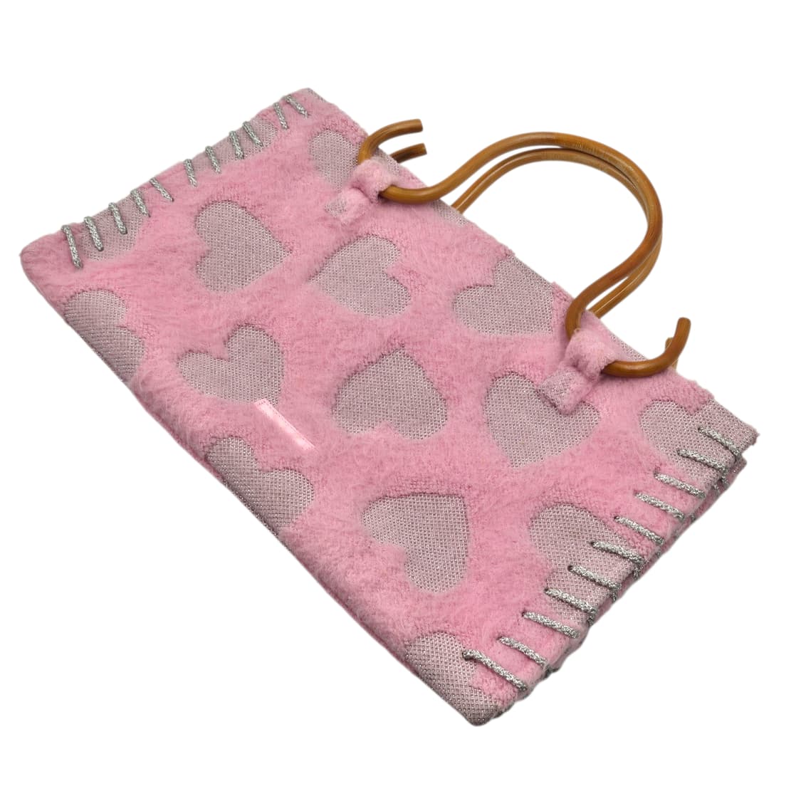 04s 사만다타바사 하트 부클 뱀부 토트백 상품이미지2