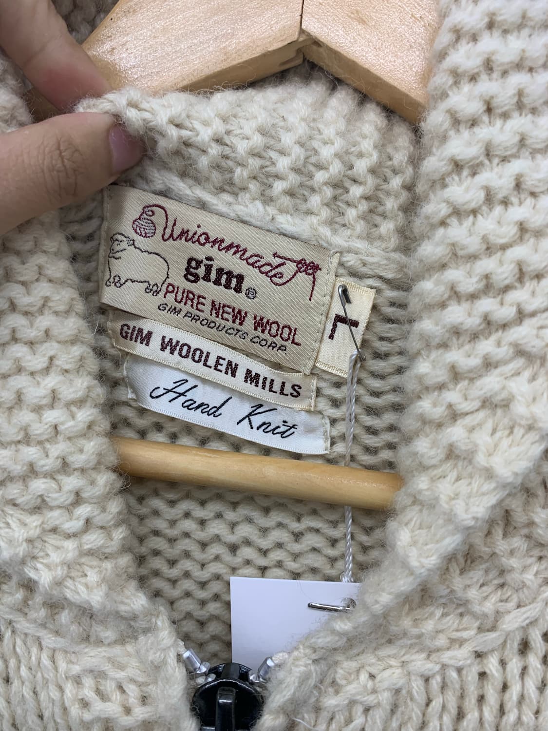 Gims tokyo gim woolen mills 니트 집업 상품이미지5