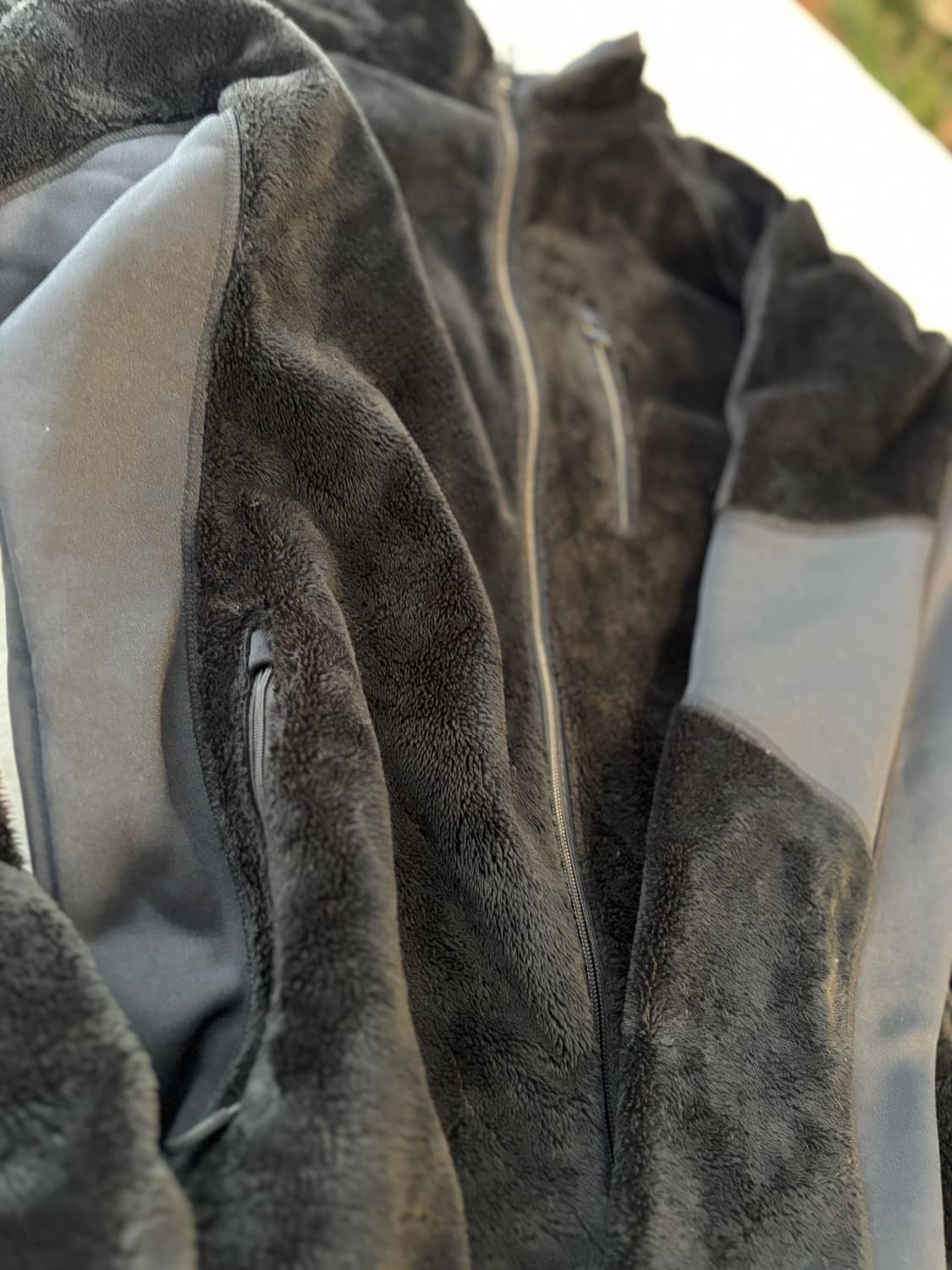 따뜻한 아레나 블랙 플리스 집업 상품이미지7