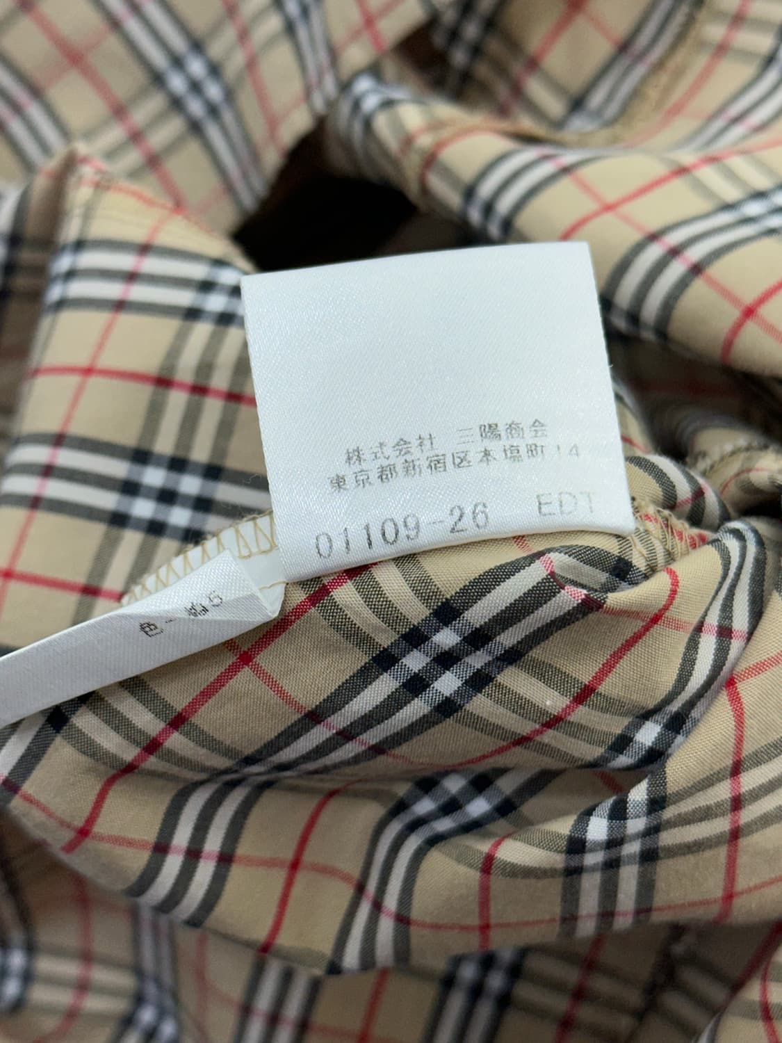 버버리 체크 여성 남방 상품이미지9