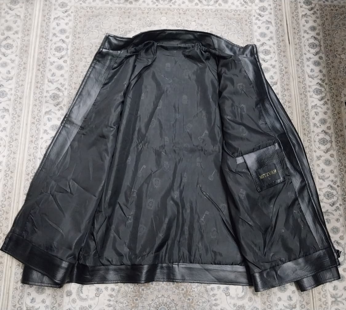 MITZVAH 빈티지 페이크 래더 자켓 L 상품이미지2