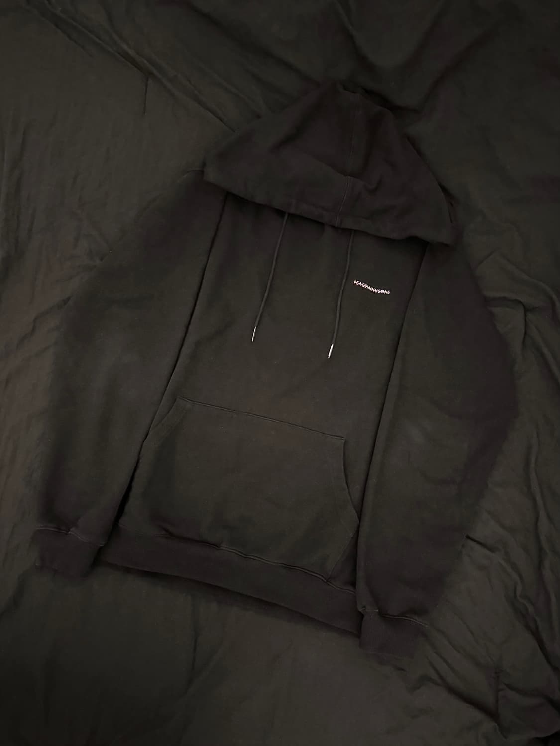 피마원 가슴로고 후드티 상품이미지2