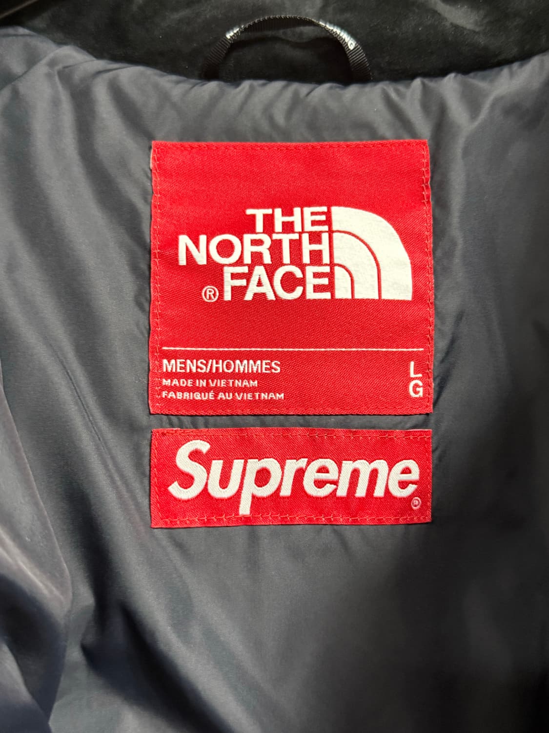 (L) 슈프림 노스페이스 스웨이드 눕시 블랙 상품이미지4