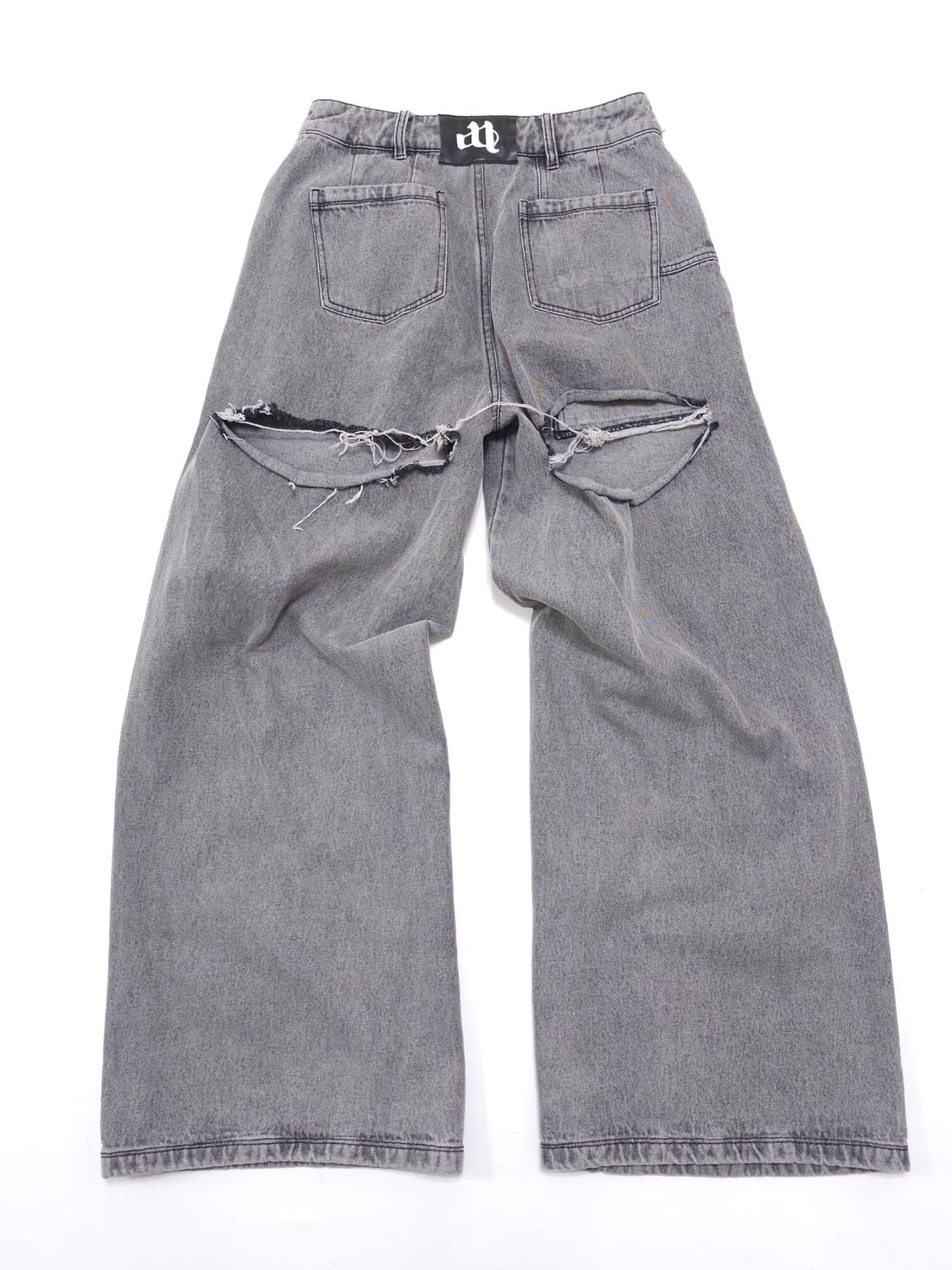 앤드왕 백 커팅 데님 팬츠 상품이미지8