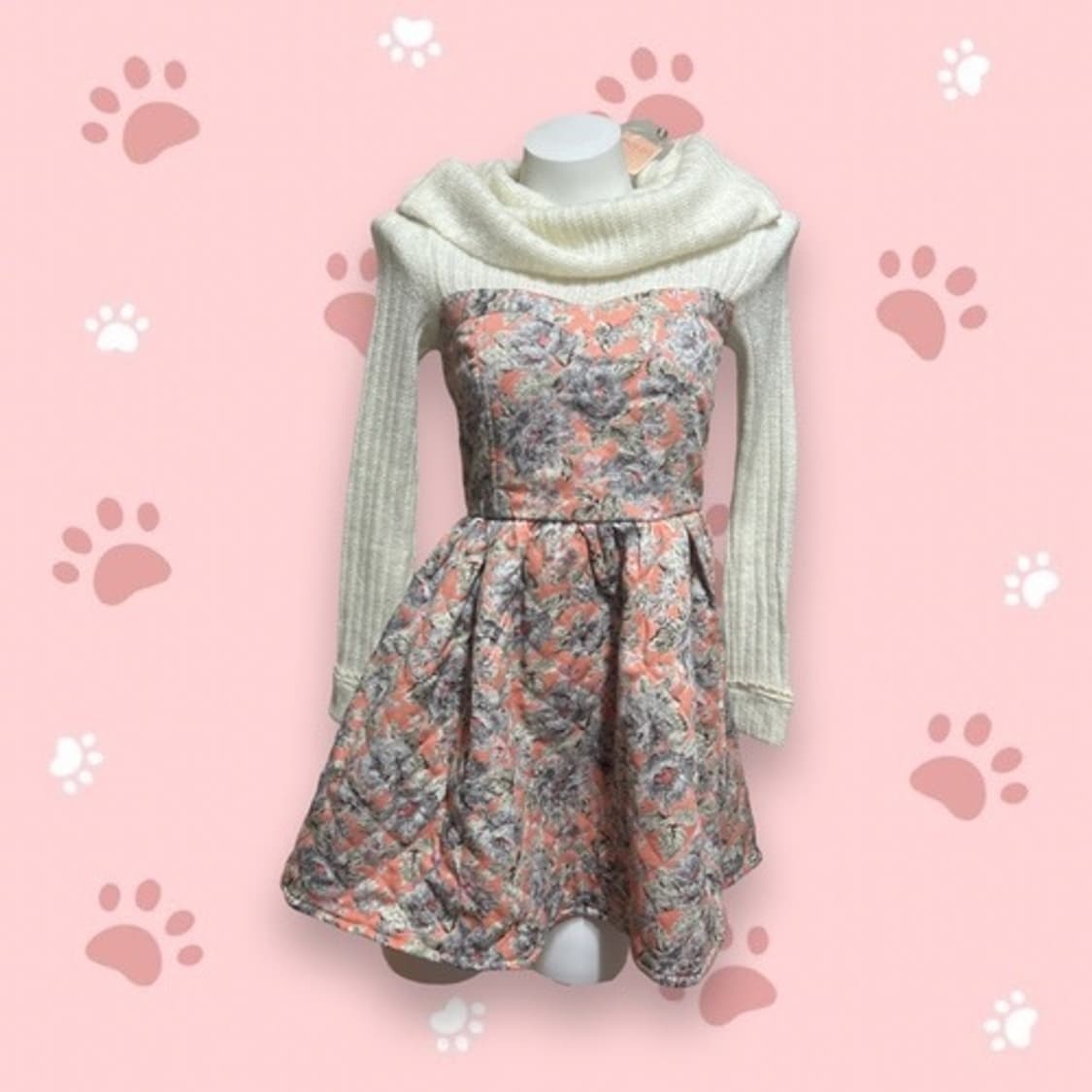 Liz lisa padding knited ops 상품이미지2