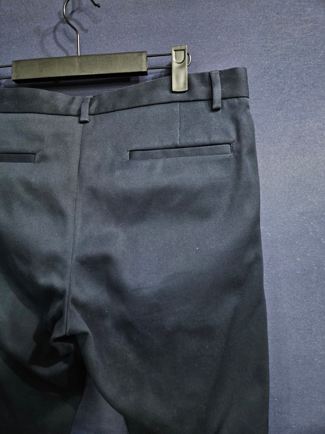 코스 네이비컬러 남성 허리 32 9부 슬랙스 면바지  상품이미지8