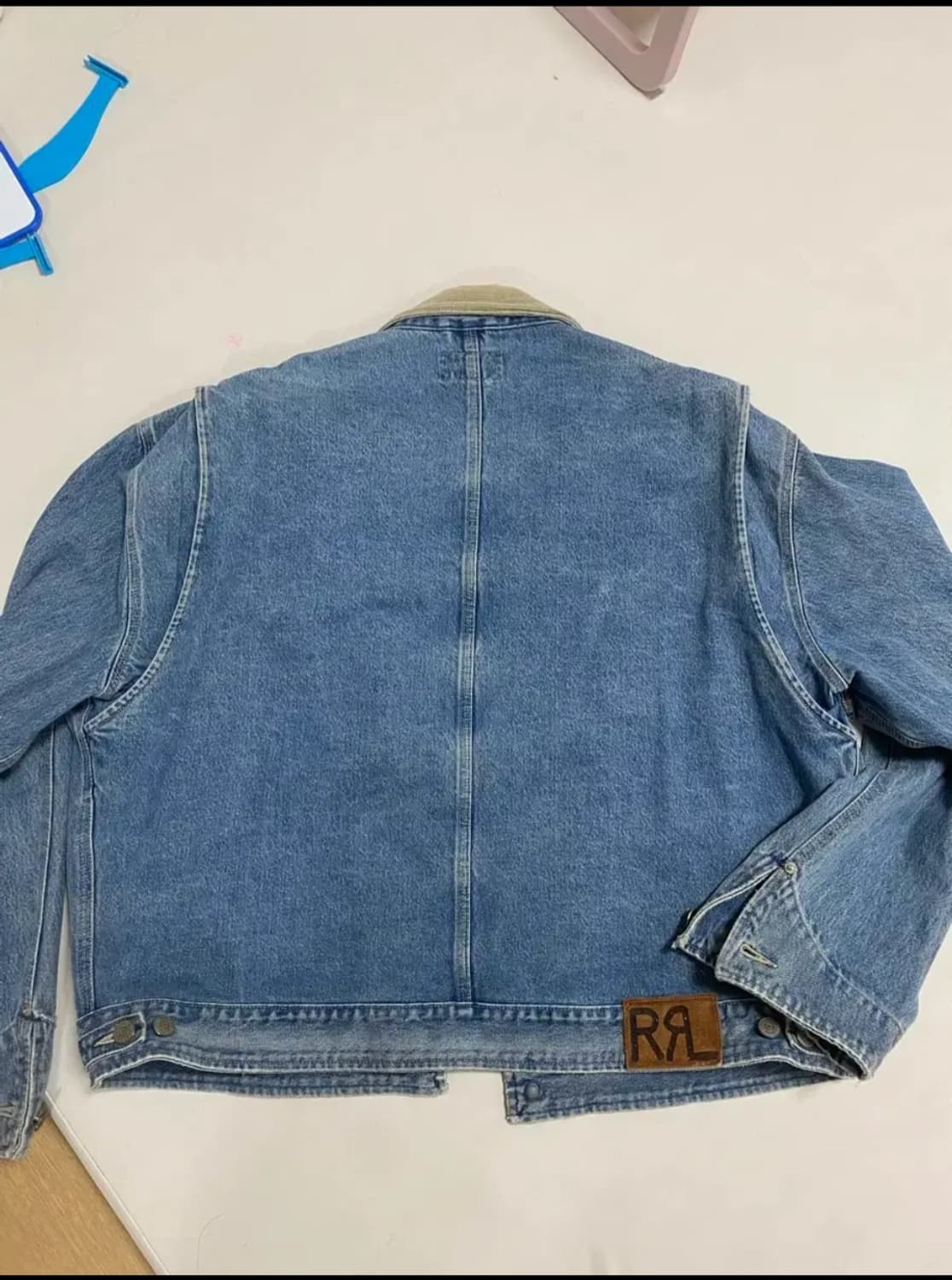 90s RRL 더블알엘 코듀로이 덩가리 데님자켓 상품이미지2