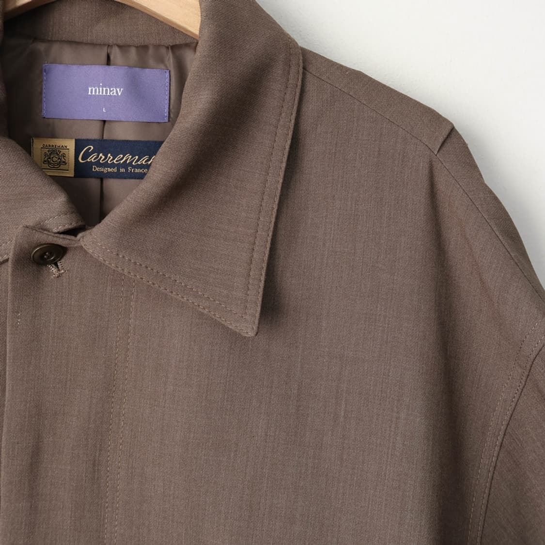 100/미나브 아뜰리에 오버핏 크롭 카르맨 자켓 상품이미지4