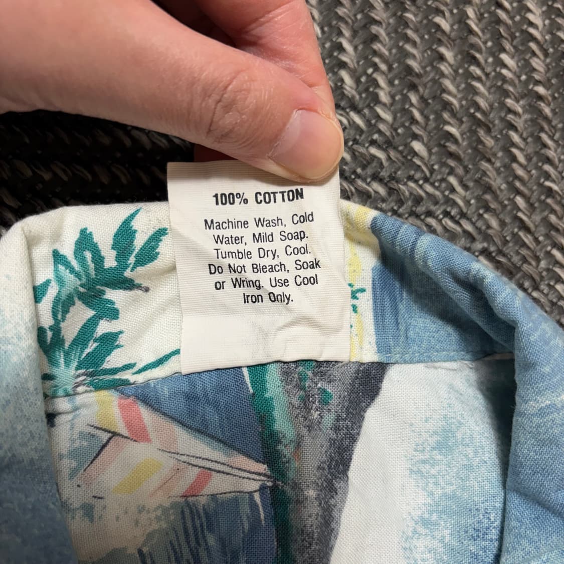 90s ROYAL CREATIONS 야자수 하와이안 셔츠 (L) 상품이미지7