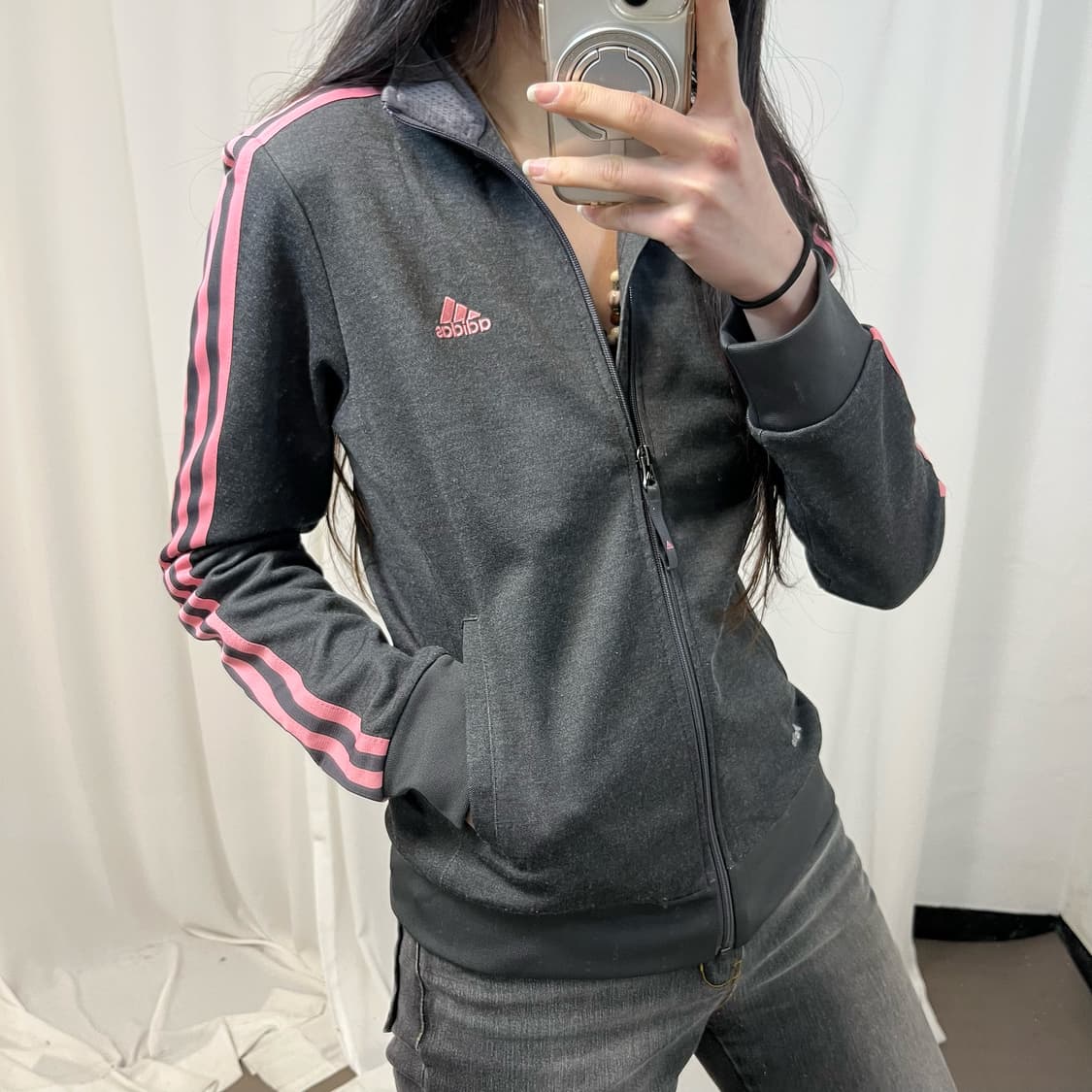 Adidas Charcoal Pink Jersey 상품이미지3