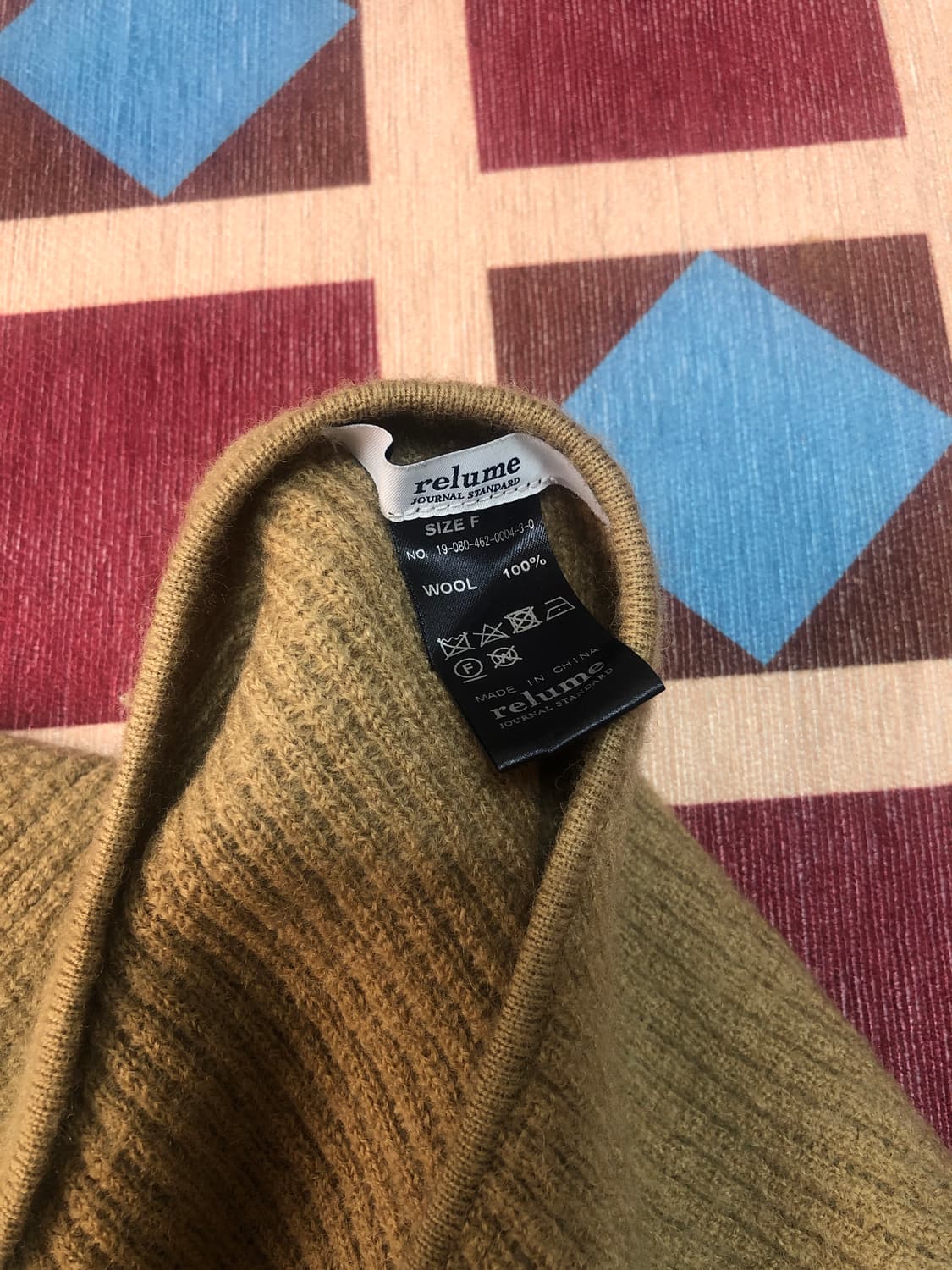 VINTAGE WOOL 100% CAPE 상품이미지4