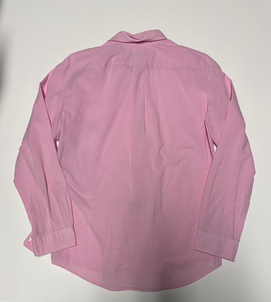 헤지스 hazzys 핑크 긴팔 체크 셔츠 L~XL 상품이미지2