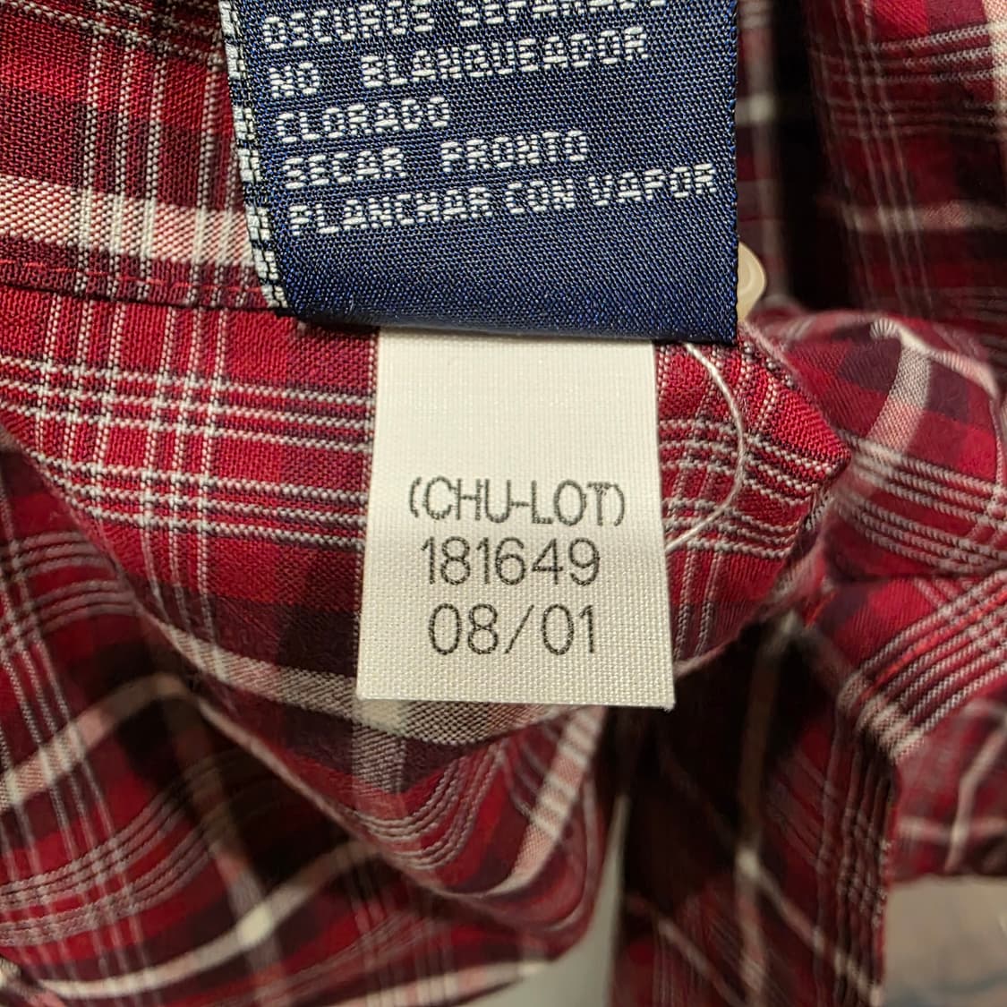 타미힐피거  체크 카라 셔츠 상품이미지4