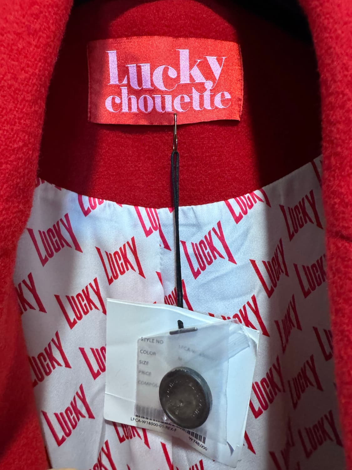 Lucky chouette 럭키슈에뜨 코트 새상품 상품이미지3