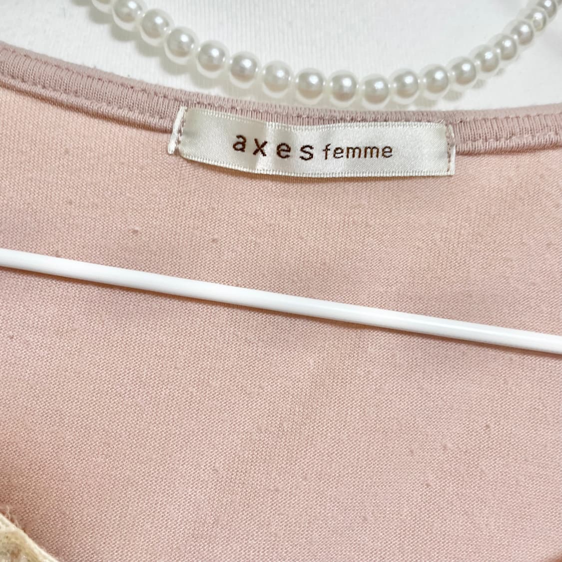 Axes femme 엑시즈팜 히메 갸루 빅리본 핑크 탑 로걀 러블리갸루 상품이미지3