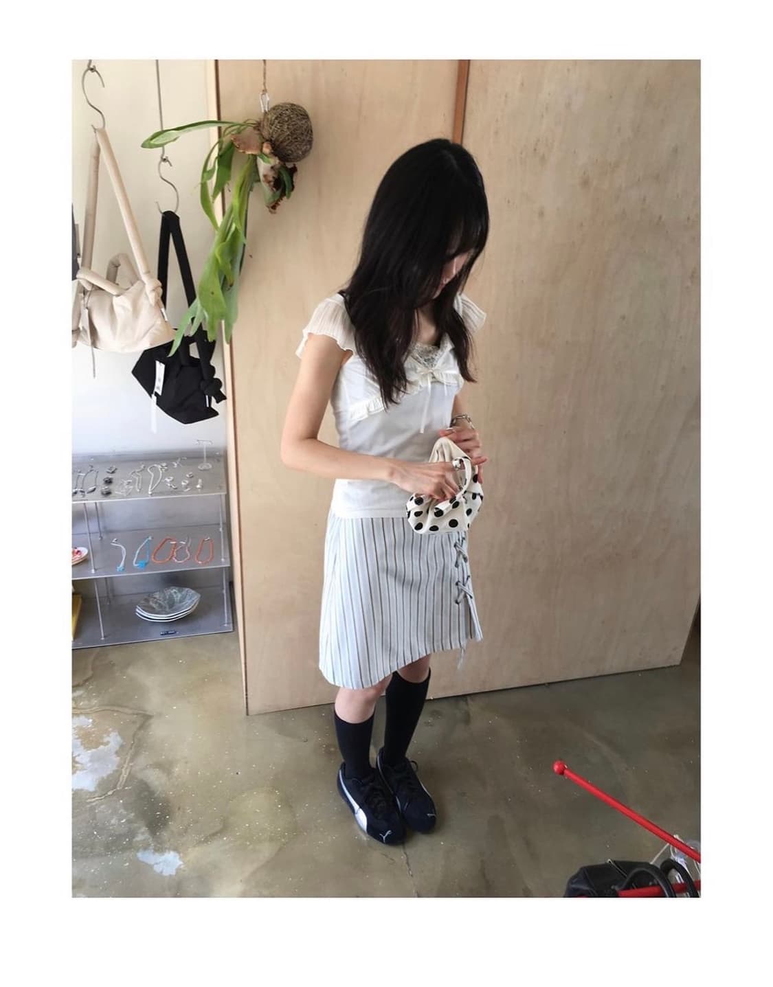 도트 미니백 상품이미지5