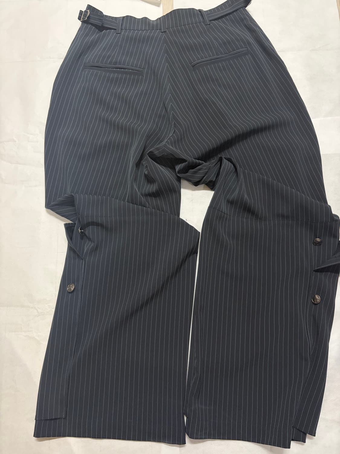 해칭룸 아머 팬츠 스트라이프 네이비 3사이즈 상품이미지9