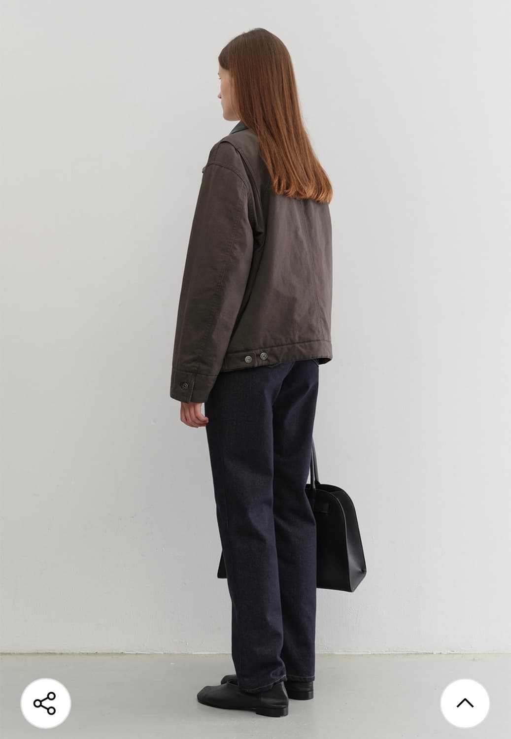 던스트 빈티지 패디드 워크자켓 상품이미지5