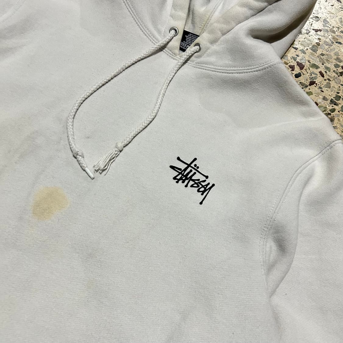 스투시(Stussy) 그레이 후드티 상품이미지4